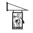 Kép 1/3 - Pluto hello ajtótábla LED 