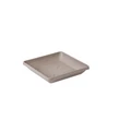 Kép 1/2 - Plastia Lotos cserépalátét 25x25 cm taupe