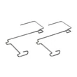Kép 1/3 - Plastia Berberis balkonláda tartó fém 2 db