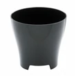 Kép 1/2 - Plastia Luna kaspó 18 cm antracit