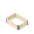 Kép 1/2 - Upyard magaságyás ECO 120*80*19,5 cm (natur fa)