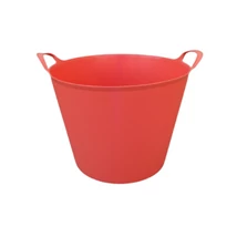 Big Gardening füles kosár 30 l téglavörös