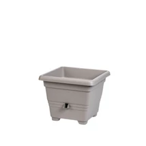 Plastia Bergamot önöntöző cserép 35x35cm szürke