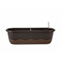 Plastia Mareta önöntöző balkonláda 60cm csoki