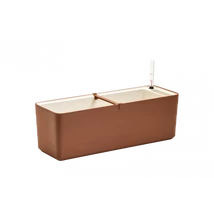 Plastia Berberis önöntöző balkonláda 60 cm terrakotta-bézs