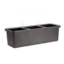 Plastia Berberis Trio önöntöző virágláda antracit