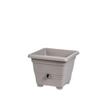 Plastia Bergamot önöntöző cserép 35x35cm taupe