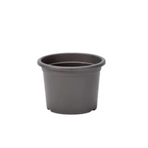 Plastia Narcis kaspó 23cm antracit