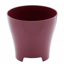 Plastia Luna kaspó 18 cm cseresznye