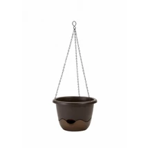 Plastia Mareta önöntöző, akasztós cserép 25cm csoki