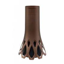 Plastia Roseta súlyozott váza  1 l bronz