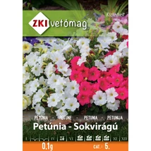 Petúnia - alacsony, sokvirágú színkeverék