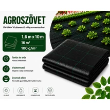 Agroszövet /EK. fekete 1,6*10 m 100 g/