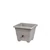 Plastia Bergamot önöntöző cserép 35x35cm szürke
