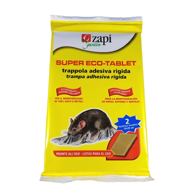 ZAPI Super Eco ragasztós csapda rágcsálóknak, egérragasztó lap