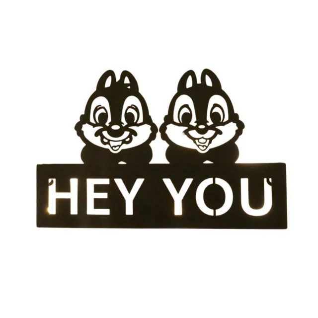 Chip&amp;Dale LED Hey You ajtótábla 