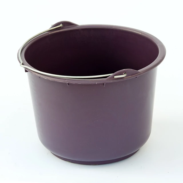 Műanyag vödör fém füllel (12 L)