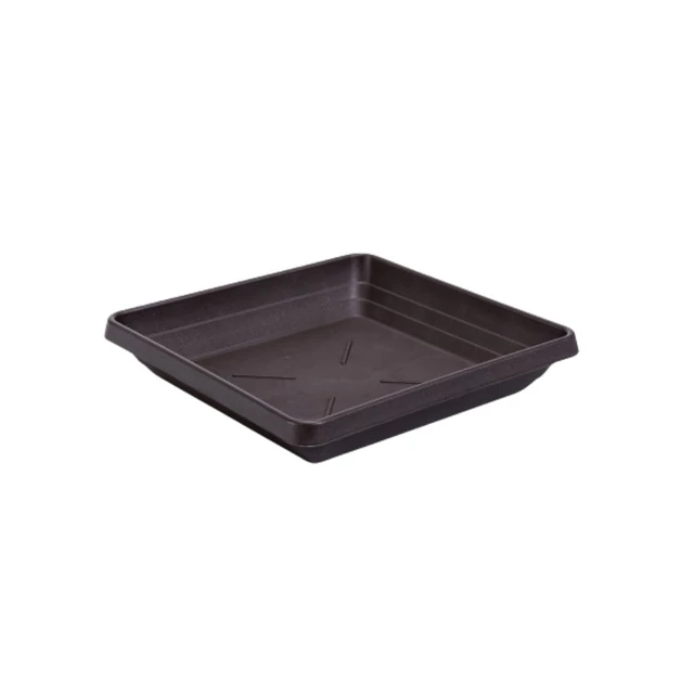 Plastia Lotos cserépalátét 50x50 cm csoki