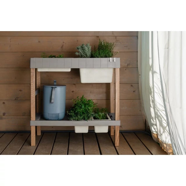 Plastia ültető asztal taupe (Growbench)