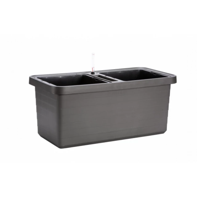 Plastia Berberis Duo önöntöző virágláda antracit