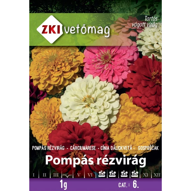 Rézvirág - dáliavirágú színkeverék
