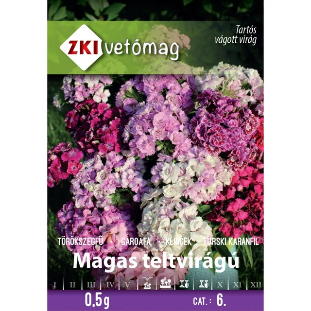 Törökszegfű - teltvirágú magas színkeverék