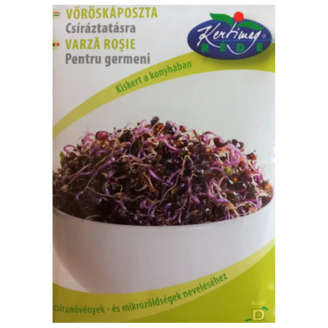 Vöröskáposztamag csíráztatásra BIO (Microgreen)