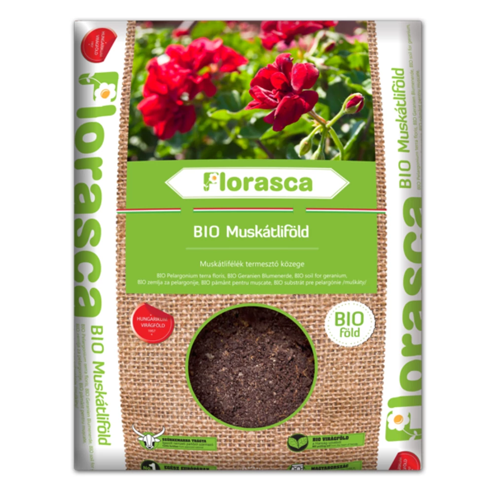 Florasca Bio muskátliföld 20 l