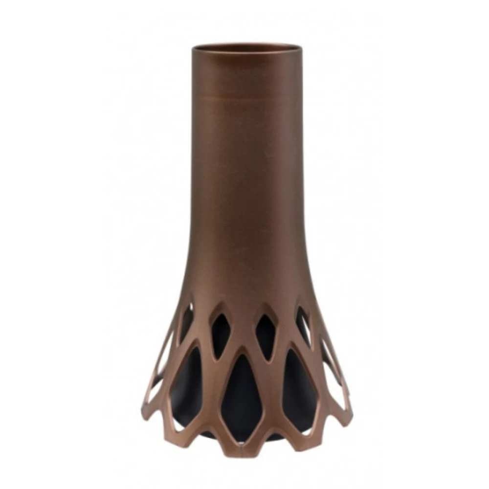 Plastia Roseta súlyozott váza  1 l bronz