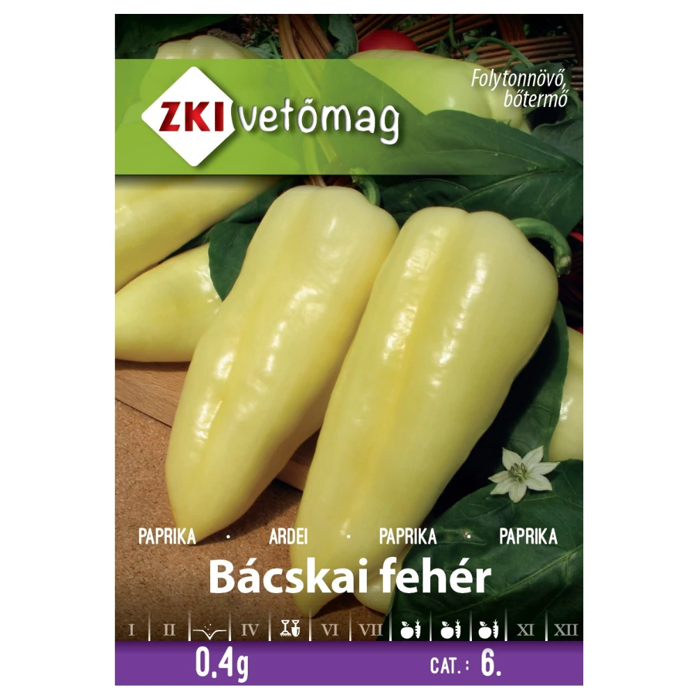 Paprika - bácskai fehér