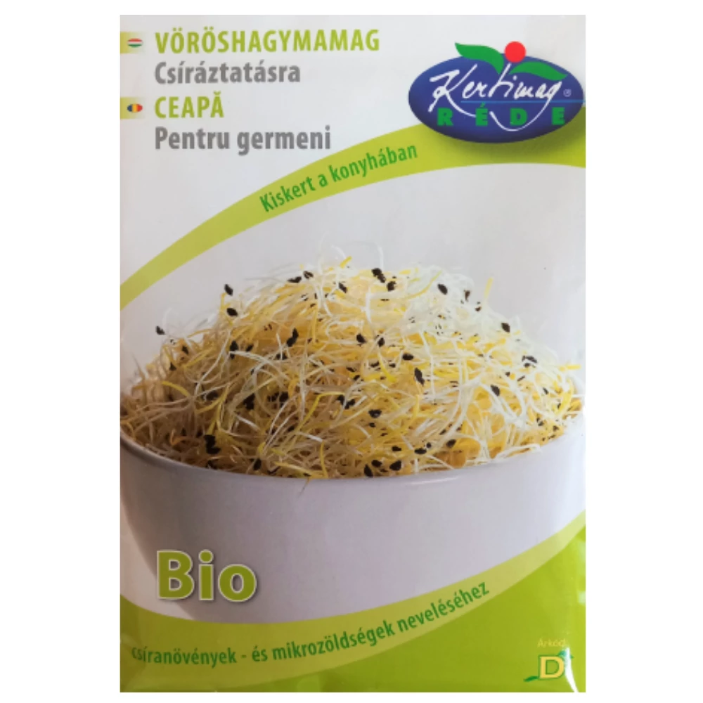Vöröshagymamag csíráztatásra BIO (Microgreen)
